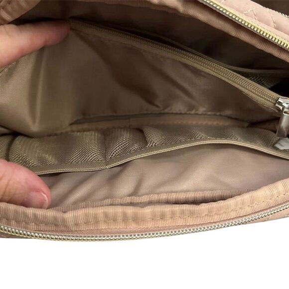 BAGSMART Women's Quilted Tech Organizer - Pink - Picture 6 of 7